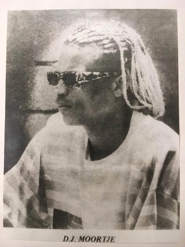 DJ Moortje in the early eighties